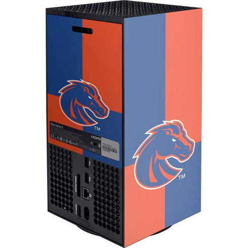 Boise State University Broncos Checkered XBox Series X Digital Edition Console Skin